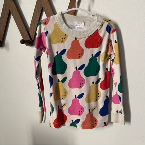Hanna Anderson 100% Organic Cotton US Kids 4 Long Sleeve Fruit Shirt and Hanger - Picture 3 of 4